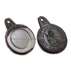 Porte assurance plastique St christophe noir